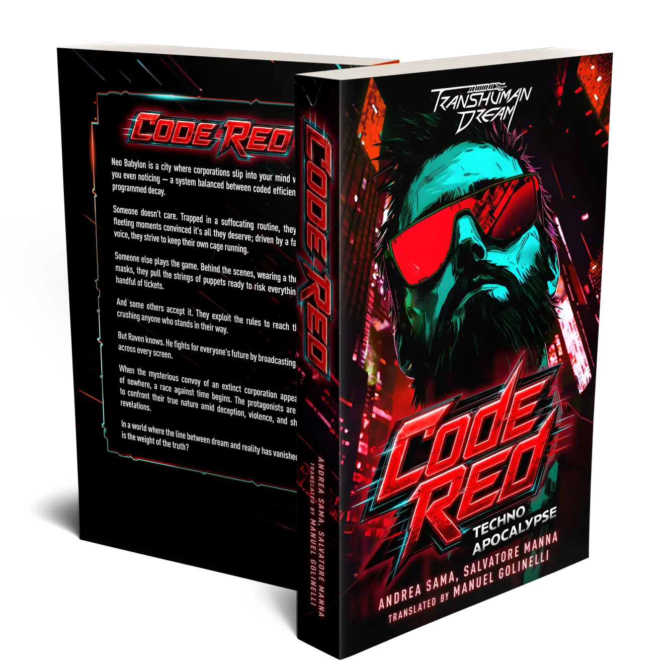 3D render of the Code Red paperback